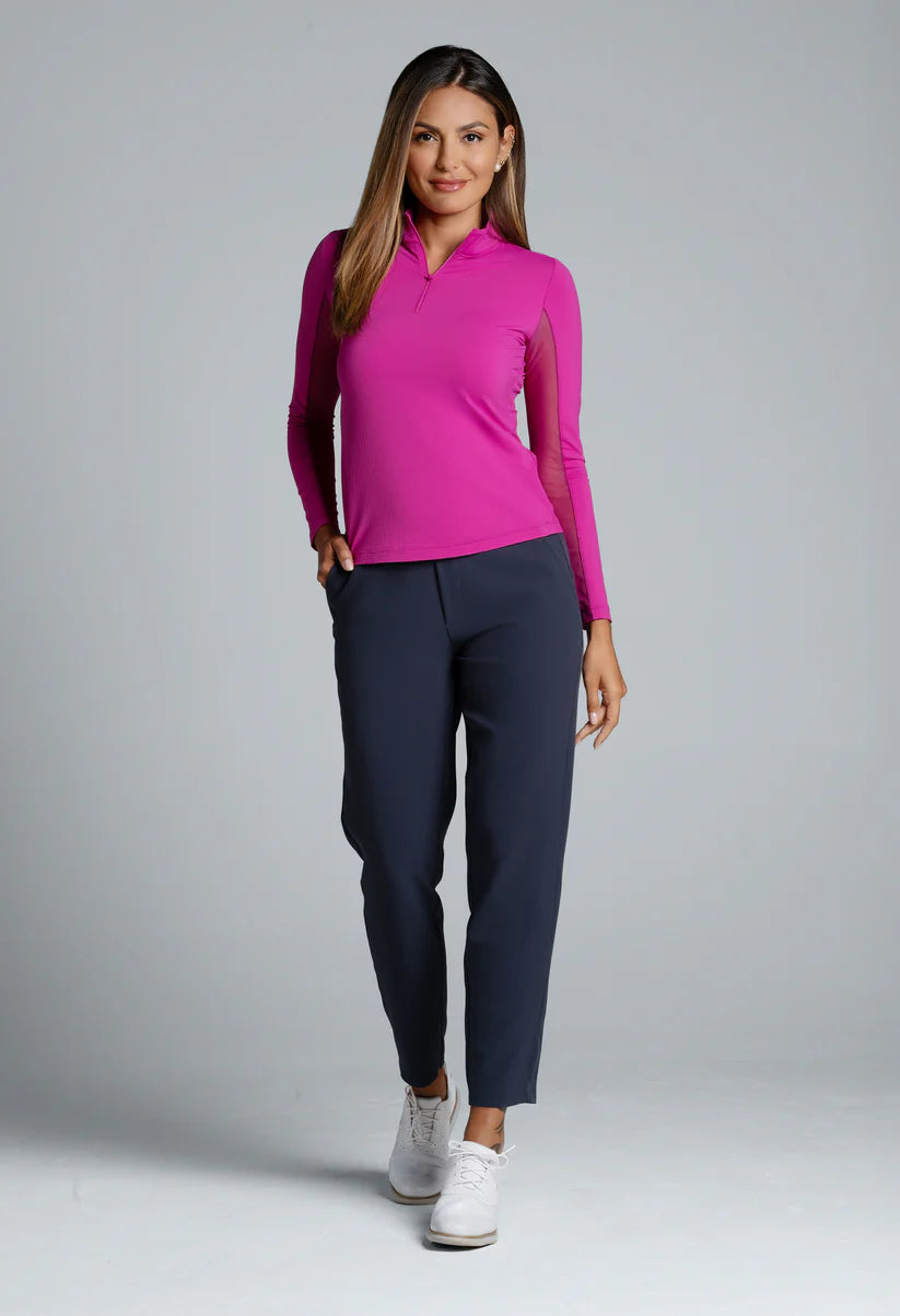 IBKUL Long Sleeve Mock Zip - 80000