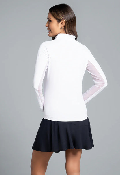 IBKUL Long Sleeve Mock Zip - 80000