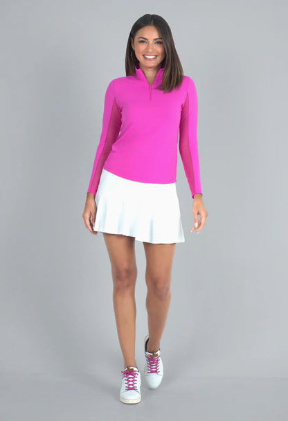 IBKUL Long Sleeve Mock Zip - 80000