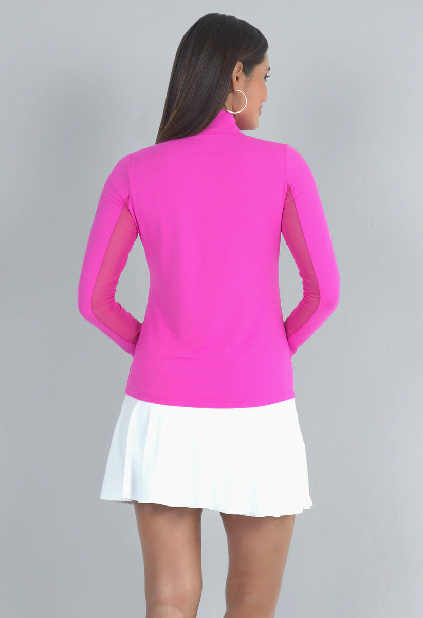 IBKUL Long Sleeve Mock Zip - 80000