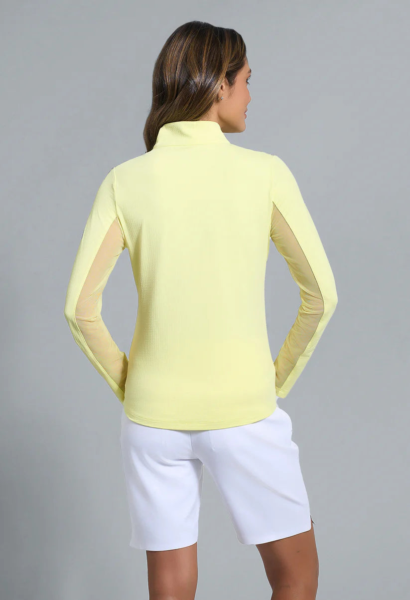 IBKUL Long Sleeve Mock Zip - 80000