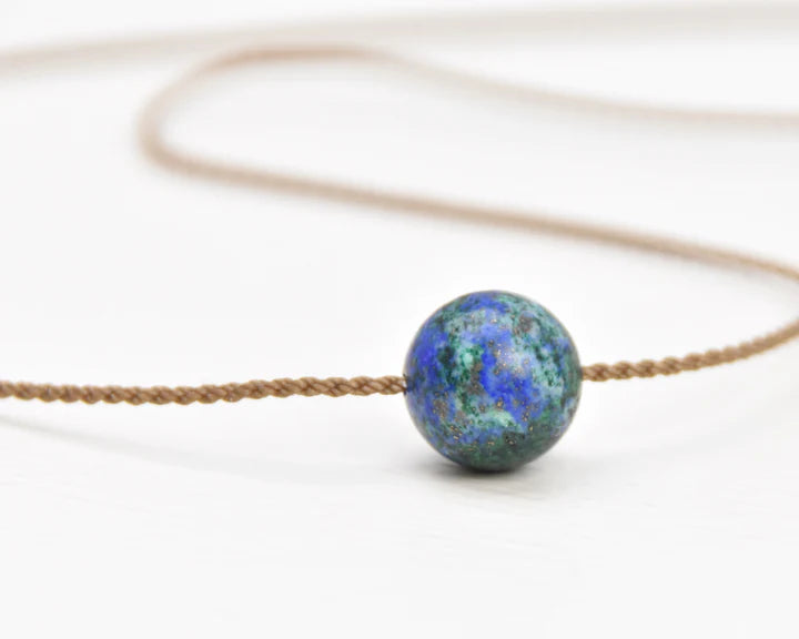 Azurite Blue Stone Necklace – by Tula Blue