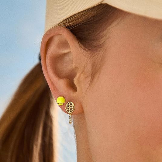 Match Point Tennis Earring Set