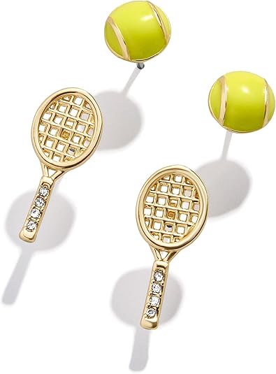 Match Point Tennis Earring Set