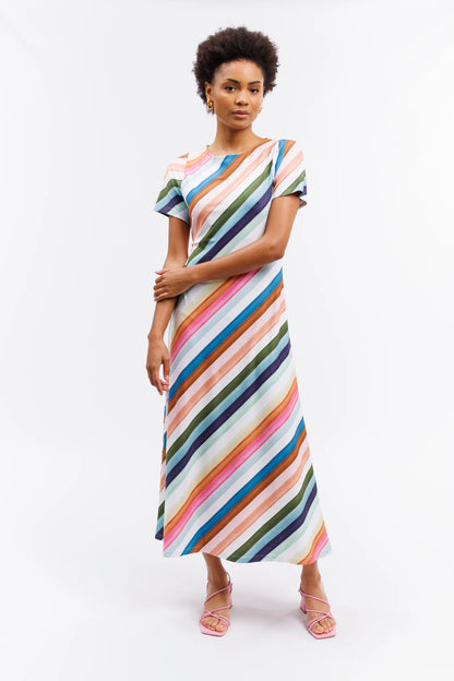 ONE SALE NOW Smith & Quinn The Celine Dress - Gogo Stripe