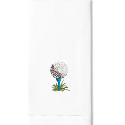 Henry Handwork Hand-Embroidered Cotton Guest Towels