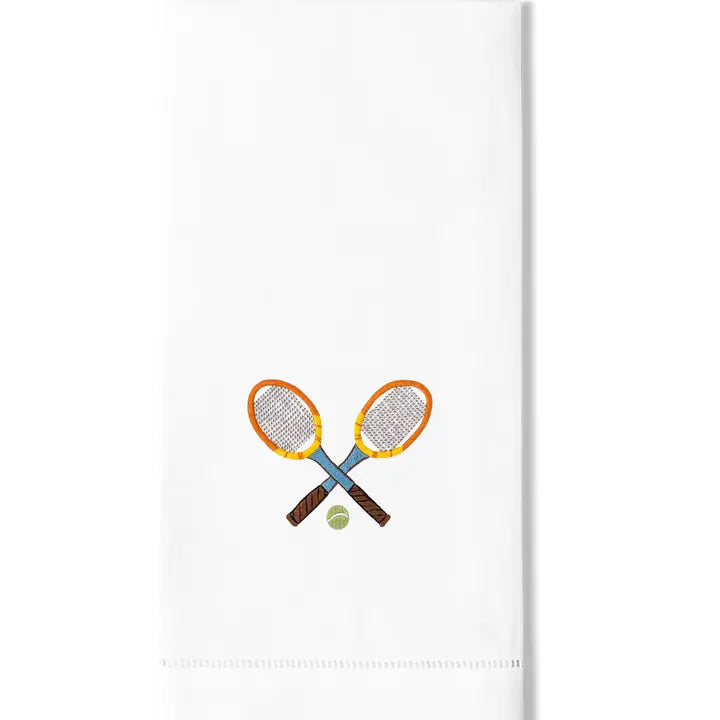 Henry Handwork Hand-Embroidered Cotton Guest Towels