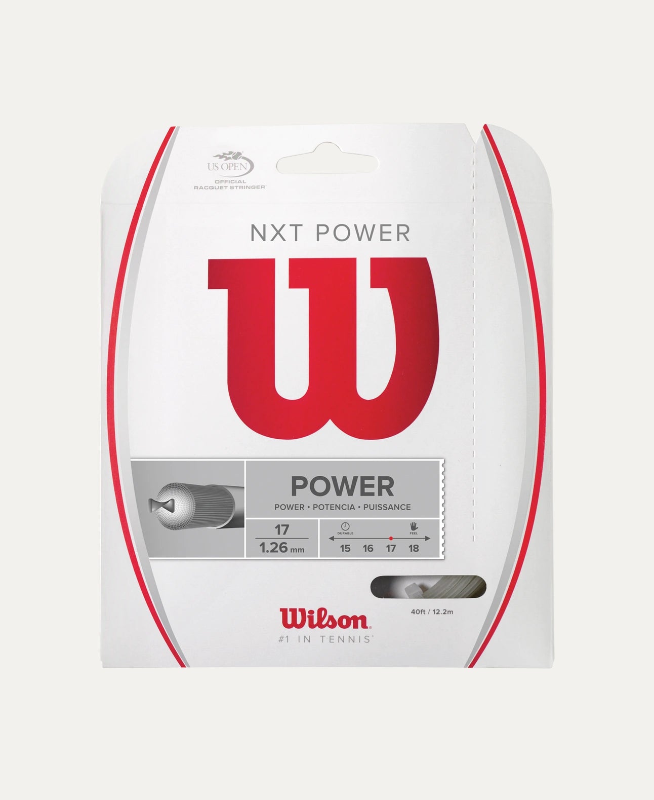 Wilson NXT Power 17G Tennis String