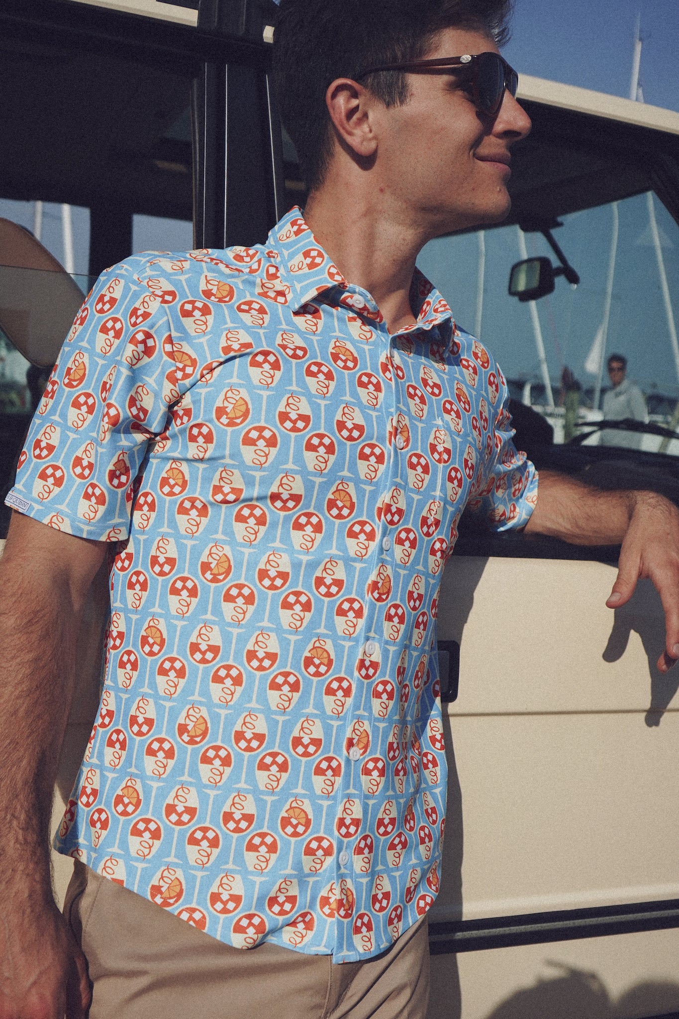 Smith & Quinn The Boatyard Button Down - Spritzed - ON SALE NOW